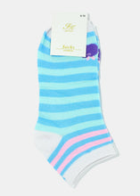 Load image into Gallery viewer, Soft Striped & Apple Low-Cut Socks