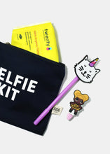 Load image into Gallery viewer, Re-Use Canvas Pouch - Selfie Kit