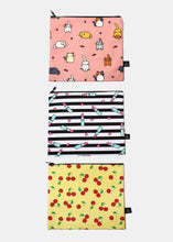Load image into Gallery viewer, a2o Large Canvas Pouch - Red Cherry