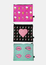 Load image into Gallery viewer, a2o Large Canvas Pouch - Cats