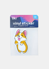 Load image into Gallery viewer, Oki Sticker- Sitting Corgie