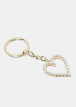 Load image into Gallery viewer, Pearl Studded Keychain
