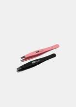 Load image into Gallery viewer, AOA Precision Slant Tweezer - Black
