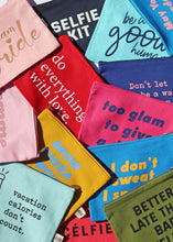 Load image into Gallery viewer, Re-Use Canvas Pouch - Selfie Kit
