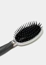 Load image into Gallery viewer, Metallic Silver Oval Cushion Brush
