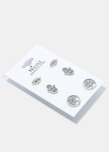 Load image into Gallery viewer, 3-Pair Multi Design Earrings
