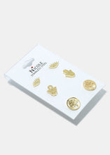 Load image into Gallery viewer, 3-Pair Multi Design Earrings
