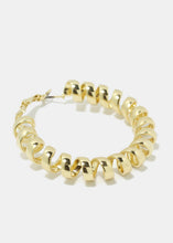 Load image into Gallery viewer, Spiral Hoop Earrings

