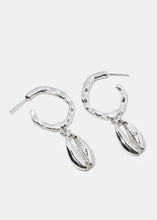 Load image into Gallery viewer, Cowrie Shell Dangle Earrings
