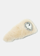 Load image into Gallery viewer, Gemstone Fuzzy Hair Clip
