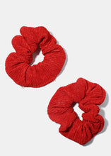 Load image into Gallery viewer, 2-Piece Textured Srunchies

