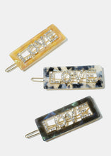 Load image into Gallery viewer, Enamel "LOVE" Hair Clips
