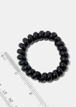 Load image into Gallery viewer, 6-Piece Black Spiral Hair Ties
