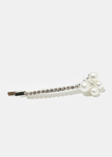 Load image into Gallery viewer, Rhinestone &amp; Pearl Butterfly Hair Pins
