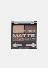 Load image into Gallery viewer, L.A. Colors- 4 Color Matte Eyeshdow- Matteriffic
