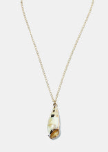 Load image into Gallery viewer, Cowrie Pendant Necklace &amp; Earrings Set
