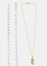Load image into Gallery viewer, Teddy Bear Heart Belly Necklace
